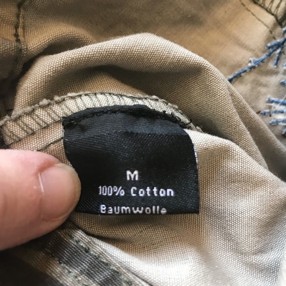 NWOT D. Touch Camo Embroidered Bird Peacock Cropped Military Look Jacket sz Med - Picture 4 of 11